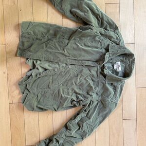 Olive Green women’s corduroy top